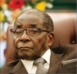  ?? ?? The late former President Robert Mugabe