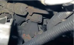  ??  ?? The biggest issue with replacing the engine mounts is actually getting to them as they’re buried deep in the engine bay.
