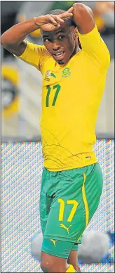  ?? Picture: GALLO IMAGES ?? HERO TO ZERO: Bernard Parker scored Bafana’s goal, but then headed in an own goal