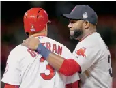  ??  ?? 2013 ha sido la única aparición de Beltrán en la Serie Mundial, pero ‘Big Papi’ y los Medias Rojas fueron demasiado para los Cardenales.