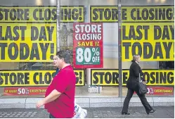  ?? Picture: Getty. ?? More than 500 Scottish jobs were lost in BHS’s collapse. Its demise is a symbolic moment.