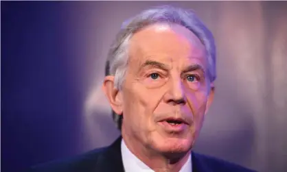  ?? Photograph: Kirsty O’Connor/PA ?? The party is over ... Tony Blair.