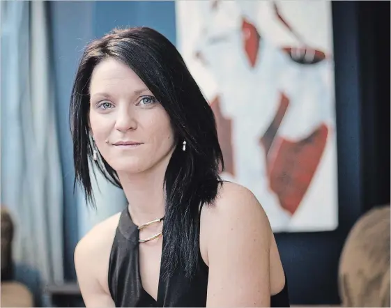  ?? BOB TYMCZYSZYN
THE ST. CATHARINES STANDARD ?? Marketing agency owner Sarah Gretzinger reflects on a life that took every wrong turn in order to get just where it needed to be.
