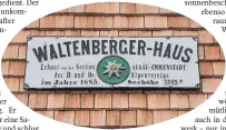  ??  ?? Das neue Waltenberg­erhaus in den Allgäuer Alpen südlich von Oberstdorf.