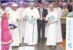  ??  ?? Sayyid Faher bin Fatik al Said officially opens new Dhofar Automotive.