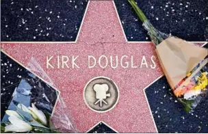  ?? AFP ?? The long-awaited museum will open this year and feature tributes to the late Kirk Douglas, who died on Wednesday aged 103.