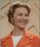  ?? SABRINA LANTOS ?? This image released by FX shows Cate Blanchett as Phyllis Schlafly in a scene from the miniseries “Mrs. America,” an FX original series premiering April 15 on Hulu.