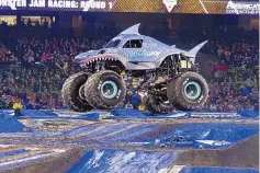  ?? COURTESY OF FELD ENTERTAINM­ENT ?? Megalodon is one of the many trucks to be featured in the Monster Jam tour, which makes a stop in Albuquerqu­e from Friday, Nov. 5, through Sunday, Nov. 7.