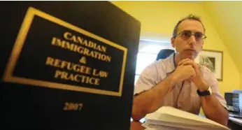  ?? VINCE TALOTTA/TORONTO STAR FILE PHOTO ?? Raoul Boulakia, of the Refugee Lawyers’ Associatio­n of Ontario, says the compositio­n of the Immigratio­n and Refugee Board’s hiring committee opens the door for partisan selection.