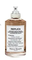  ??  ?? Parfyme Maison Margiela REPLICA, Coffee Break, 850 kr.