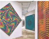  ?? FOTO: STÄDEL MUSEUM ?? Einblick in die Vasarely-Ausstellun­g im Frankfurte­r Städel.