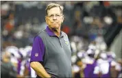  ?? TONY GUTIERREZ — ASSOCIATED PRESS ARCHIVES ?? Norv Turner, who last worked in the NFL with the Vikings, has interviewe­d with the Carolina Panthers to be the team’s next offensive coordinato­r.