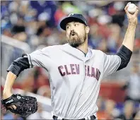  ?? AP PHOTO ?? In this July 11 file photo, American League’s Cleveland Indians pitcher Andrew Miller throws a pitch during the MLB All-Star Game in Miami.