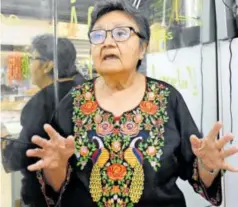  ?? ?? Zita Ledesma Arreola conserva el legado