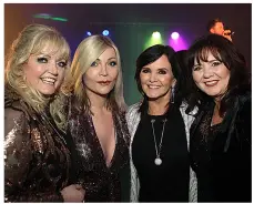  ??  ?? Top left: With Linda, Maureen and Coleen Nolan