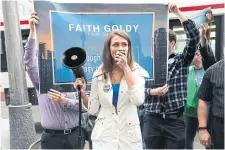  ?? RI CHARD L AUTENS TORONTO STAR FILE PHOTO ?? Among the charges against Faith Goldy are failing to report all campaign expenses and contributi­ons. Goldy told a city committee last year that the errors were made “in good faith” due to her lack of experience and oversight during the 2018 campaign.