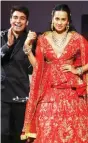  ??  ?? Sahil Kochhar and model Sonalika Sahay for the launch of ‘Zehen’.