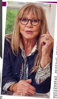  ?? ?? Still striking: Former model Pattie Boyd today, aged 78