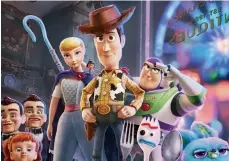  ?? PIXAR ?? Woody y Buzz harán nuevos amigos en Toy Story 4.