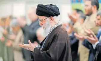  ?? [Imago ] ?? Irans Oberster Religiöser Führer, Ayatollah Ali Khamenei, hat Israel mit einem Angriff gedroht.