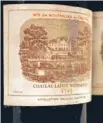  ??  ?? Top drop: Rothschild has been making fine wine for four centuries.