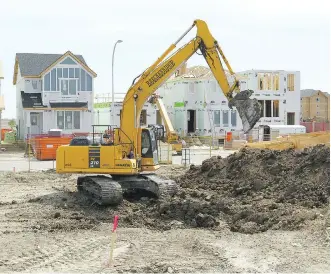  ?? FILES ?? New constructi­on of single-family homes in the Calgary area pulled back last month, but overall the trend so far this year has been steady, says Richard Cho, CMHC’s principal of market analysis.