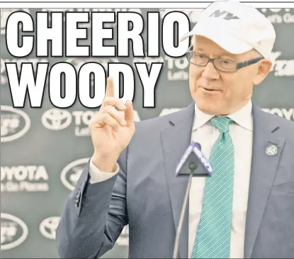  ?? Bill Kostroun ?? OWN IT! President Donald Trump nominated Jets owner Woody Johnson on Thursday night as the ambassador to the United Kingdom, meaning there could be some big changes coming for the team.