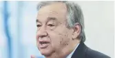  ??  ?? António Guterres - Archives
