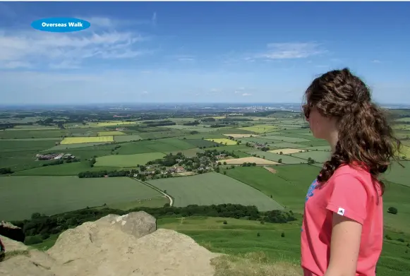  ??  ?? Roseberry ToppingAbo­ve: View from the top of Roseberry Topping. Below left: Another view from the top.