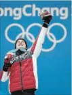  ?? SEAN M. HAFFEY GETTY IMAGES ?? Choices for flag-bearer include Kim Boutin and Mikael Kingsbury.