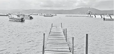  ?? ARCHIVO ?? momentos, el Lago de Chapala se encuentra al 56% de su capacidad.