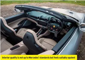  ??  ?? Interior quality is not up to Mercedes’ standards but feels suitably opulent