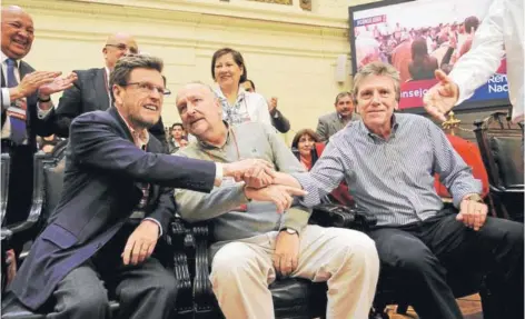  ?? FOTO: AGENCIAUNO / ARCHIVO ?? El ex timonel Carlos Larraín ya tomó nuevamente posición en la primera línea partidaria.