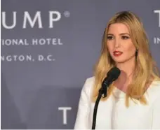  ?? MANDEL NGAN/AFP/GETTY IMAGES ?? Social media users want buyers to avoid stores with Ivanka Trump’s goods. “I just don’t want that name in my closet,” one woman explained.