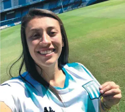  ?? / Racing ?? La delantera bogotana Lina Gómez, de 21 años, es el gran refuerzo de la academia para esta temporada.