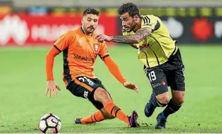  ?? HAGEN HOPKINS/GETTY IMAGES ?? Phoenix defender Tom Doyle says seven competitio­n points from three home games would have been ideal, but six still sets them up for an A-League playoff run.