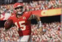  ?? ELECTRONIC ARTS ?? Kansas City Chiefs quarterbac­k Patrick Mahomes is the cover athlete for “Madden NFL 20.”