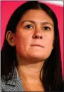  ??  ?? ROW: Labour leadership contender Lisa Nandy