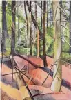  ?? Courtesy of the Bruce Museum ?? “Lois Dodd: Natural Order” is on display at the Bruce Museum in Greenwich April 2 through May 28.