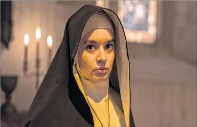  ?? JUSTIN LUBIN/WARNER BROS. PICTURES VIA AP ?? This image released by Warner Bros. Pictures shows Ingrid Bisu in a scene from “The Nun.”