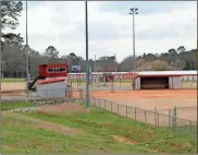  ?? / kevin Myrick ?? Pads are poured and fixes are in the works for the Cedartown Lady Bulldogs softball complex.