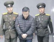  ?? JON CHOL JIN / THE ASSOCIATED PRESS FILES ?? Canadian pastor Hyeon Soo Lim is serving a sentence of hard labour for life for allegedly attempting to overthrow the North Korean regime.