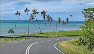  ?? Photo: Maraia Vula ?? Hibiscus Highway in Savusavu.