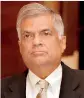  ??  ?? Prime Minister Ranil Wickremesi­nghe:Indian Ocean countries should shape their destiny themselves.