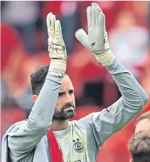  ??  ?? The best in the Premiershi­p? Aberdeen’s Joe Lewis