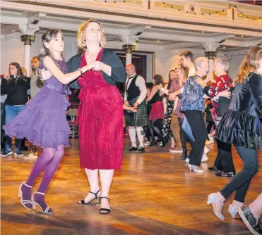  ??  ?? Final flingA family ceilidh was held to mark the closure of Paisley Town Hall