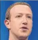  ?? BLOOMBERG ?? Facebook founder and CEO
Mark Zuckerberg