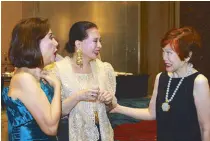  ??  ?? Monaco Consul General Fortune Ledesma, Tingting Cojuangco and Anajean Guevarra.