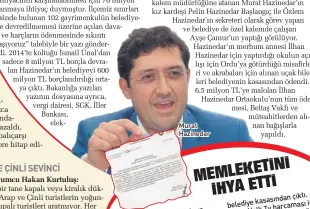  ??  ?? Murat Hazinedar