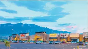  ?? PHOTO COURTESY JAYNE’S CORP. ?? The Plaza at Enchanted Hills retail developmen­t in Rio Rancho.